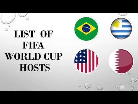 List of FIFA World Cup Hosts (1930-2026)