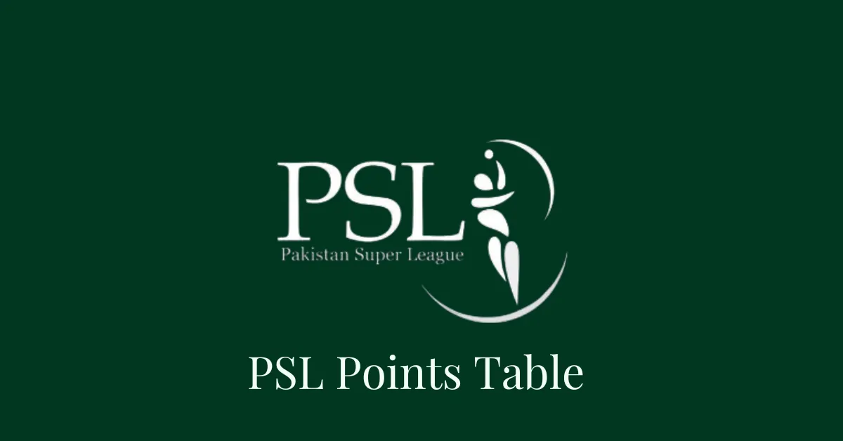 PSL 2024 Points Table 2024 & PSL 9 Team Rankings Sportsest
