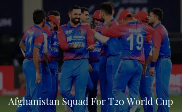 Afghanistan Squad For T20 World Cup 2024