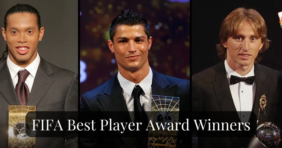FIFA Best Player Award List