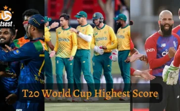 Highest Score in T20 World Cup By Team