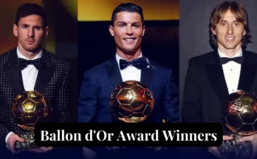 Men's Ballon d'Or Winners List
