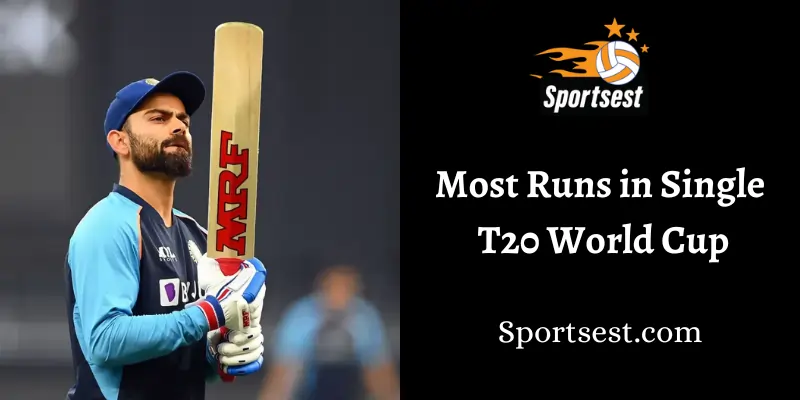 Most Runs in Single T20 World Cup