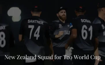 New Zealand Squad For T20 World Cup 2024