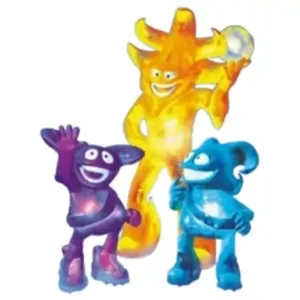Ato, Kaz and Nik mascot