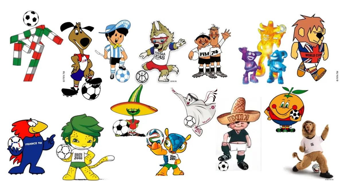 Official FIFA World Cup Mascots List From 1966 To 2022