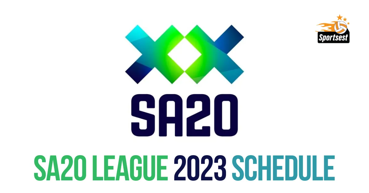 SA20 Schedule 2023