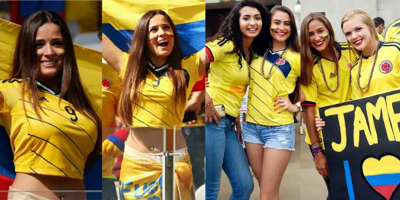 Colombia's Hottest Women's Football Fans