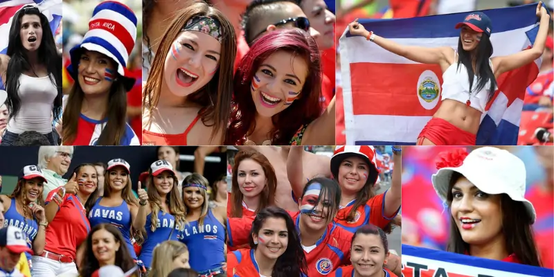 Costa Rica football female fans