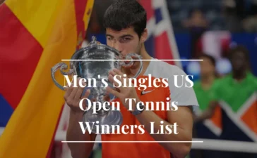 Men's Singles US Open Tennis Winners List
