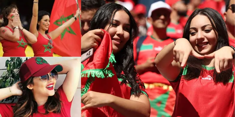 Morocco football female fans