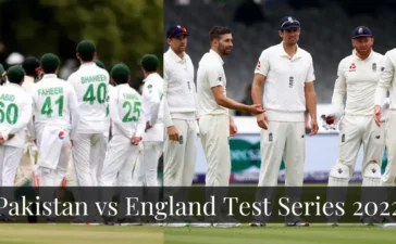 Pakistan vs England Test Series 2022