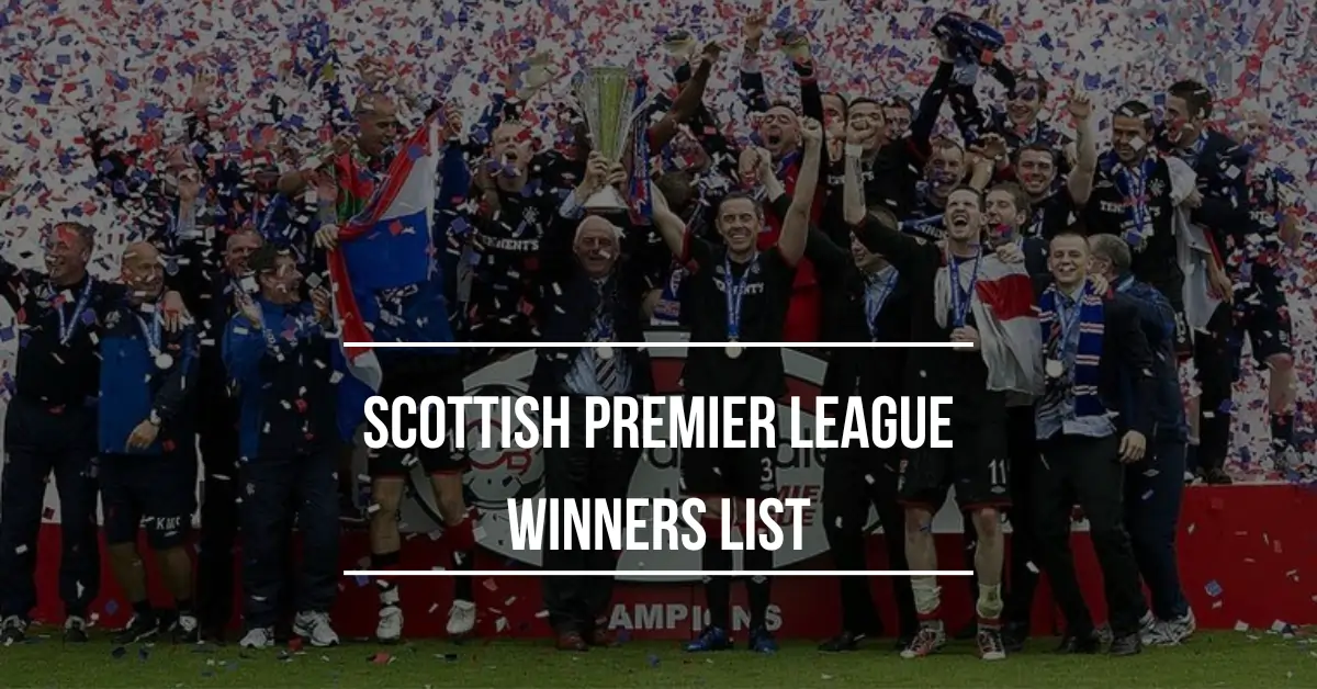 en gang Forskelle Grønthandler Year Wise Scottish Premier League Winners List - Sportsest