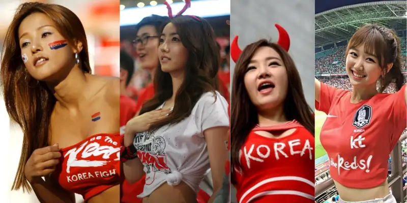 South Korea Female Football Fans