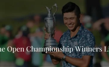 The Open Championship Winners List