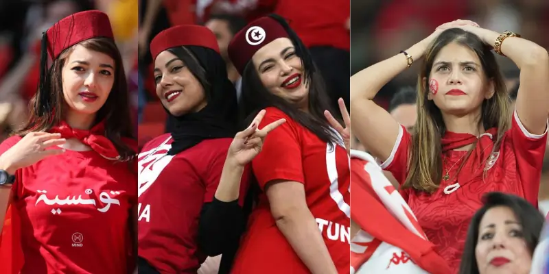 Tunisia football female fans