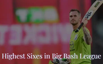 Most Sixes in BBL 2023-24