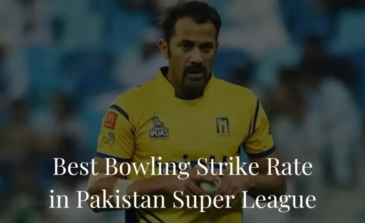Best Bowling Strike Rate in PSL