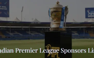 IPL Sponsors List 2023