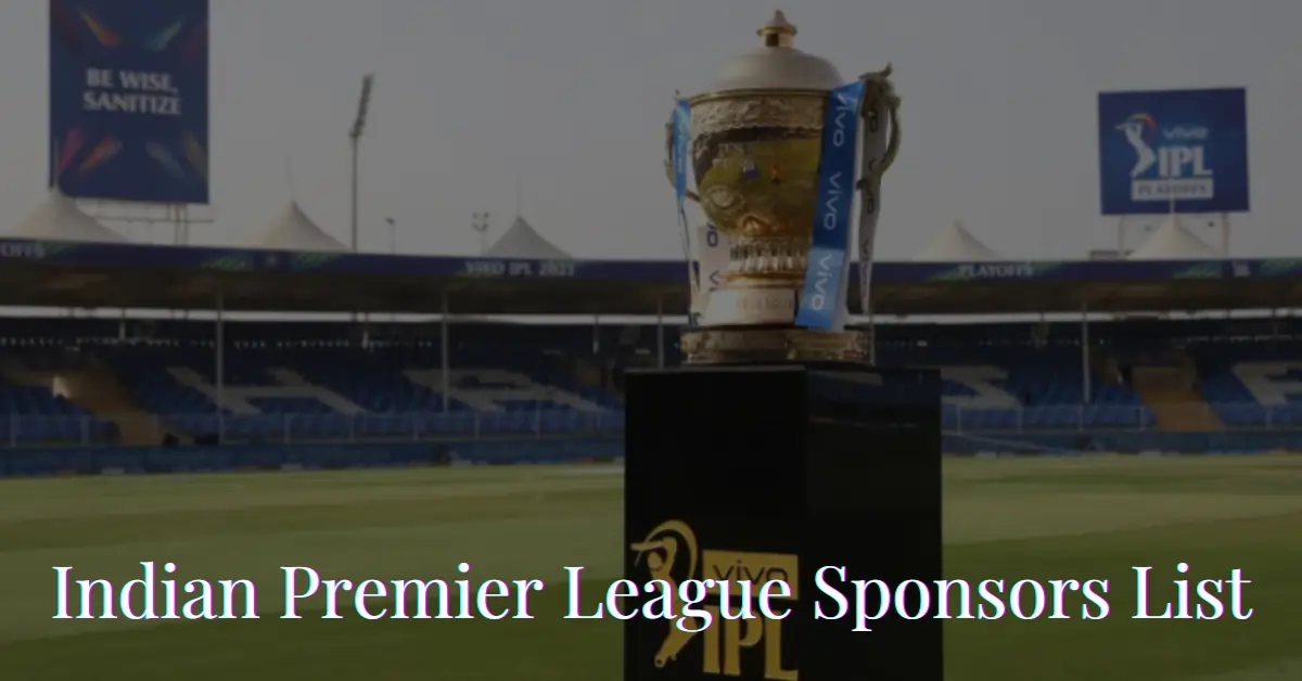 IPL Sponsors List 2023