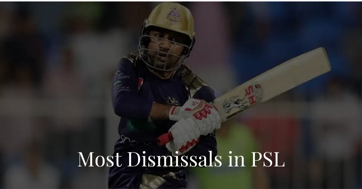 Most Dismissals in PSL