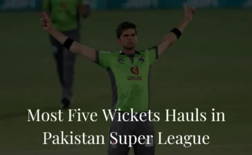 Most Five Wickets Hauls in PSL