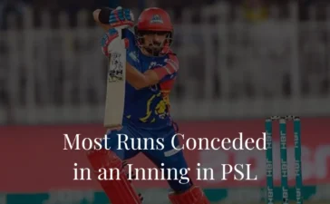 Most Runs Conceded in an Inning in PSL