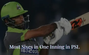 Most Sixes in One Inning in PSL