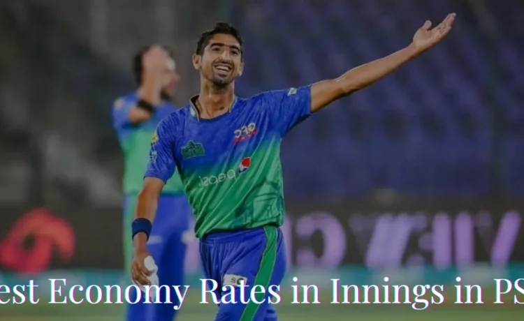 Best Economy Rates in Innings in PSL