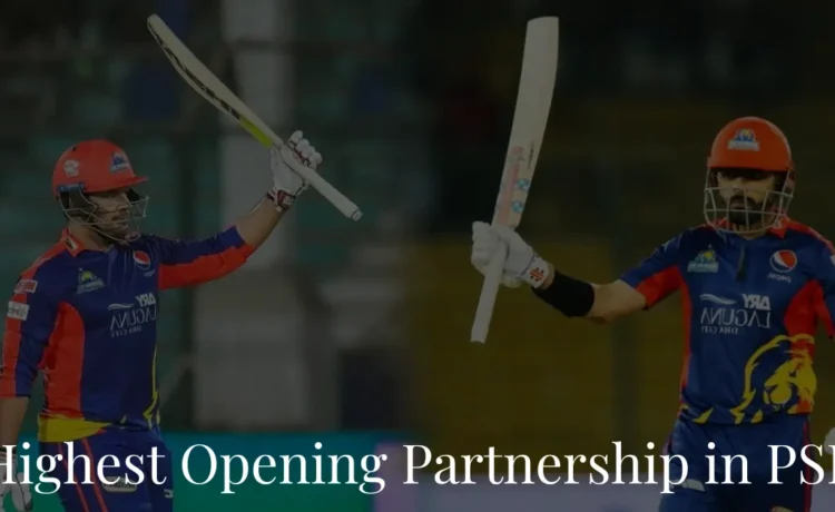 Highest Opening Partnership in PSL