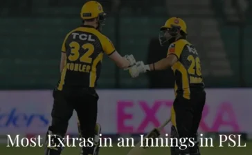 Most Extras in an Innings in PSL