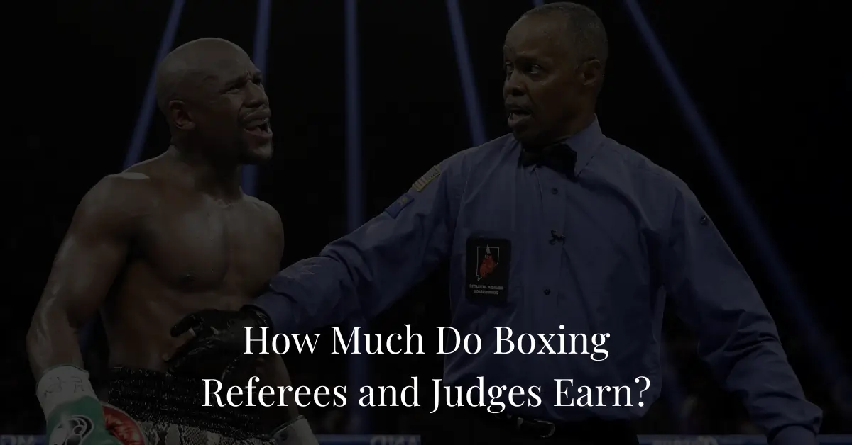 Boxing Referees' Salaries