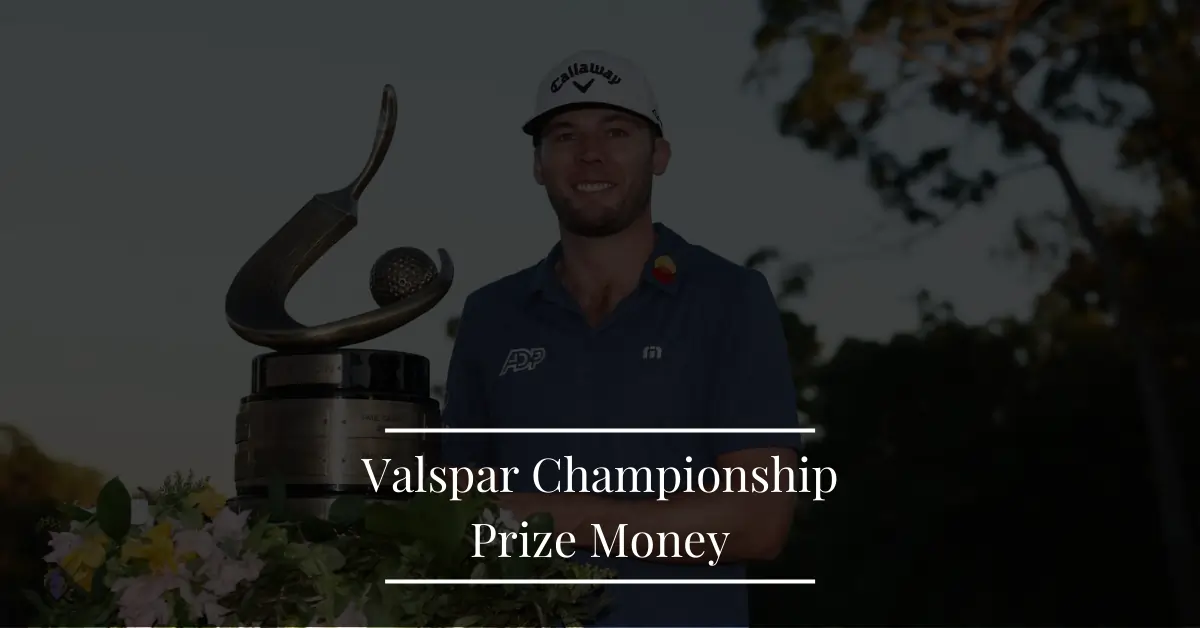 Valspar Championship Prize Money 2023 Breakdown Sportsest