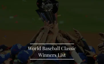 World Baseball Classic Winners List By Year