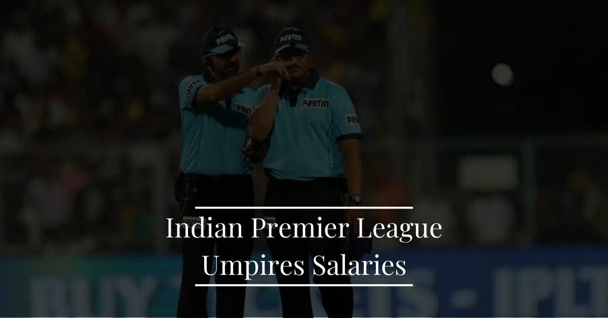 IPL Umpires Salaries