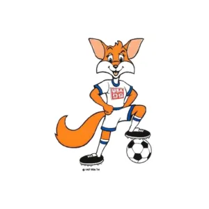 Nutmeg mascot 1999 World Cup