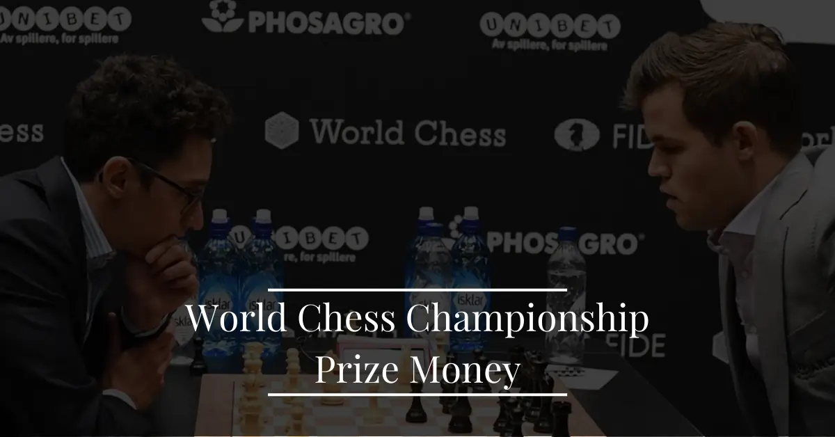 World Chess Championship Prize Money