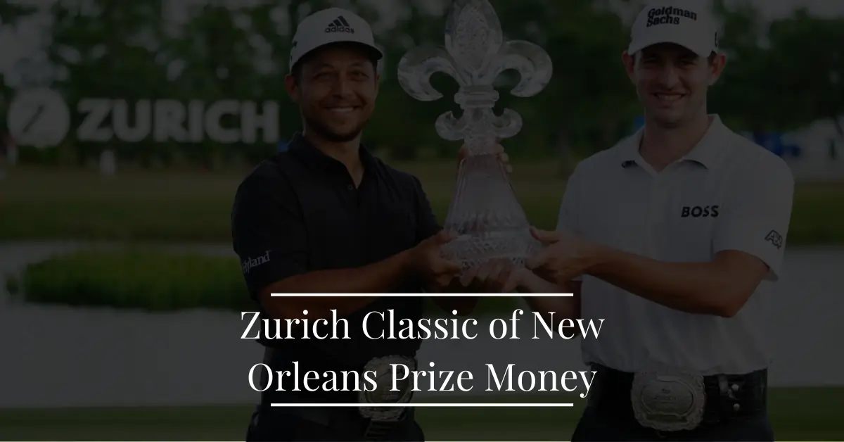 Zurich Classic of New Orleans Prize Money
