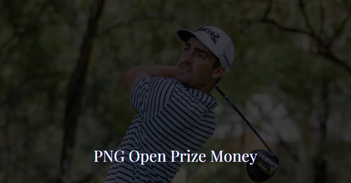 PNG Open Prize Money