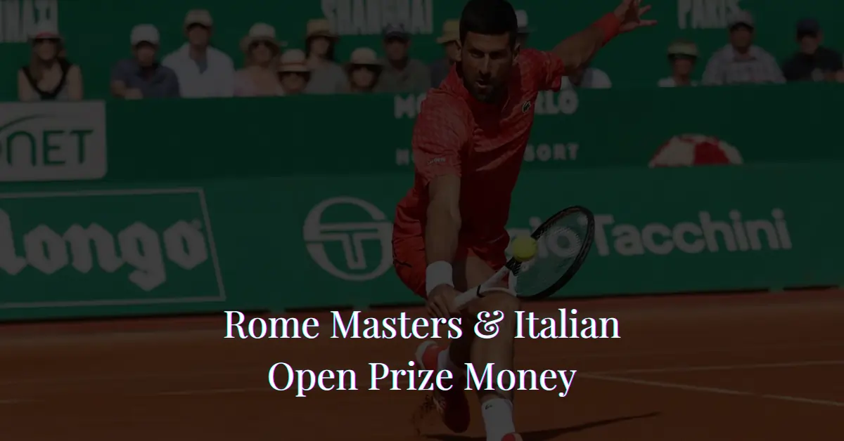 Italian Open Prize Money
