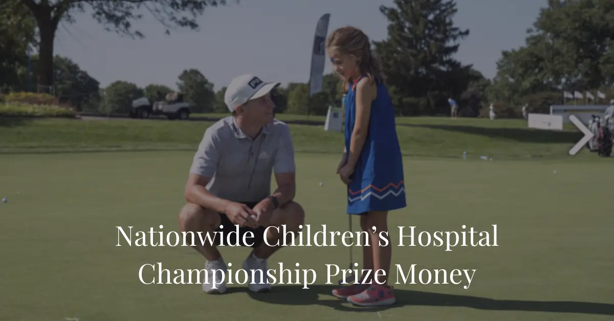 Nationwide Children's Hospital Championship Prize Money