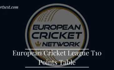 European Cricket League T10 Points Table