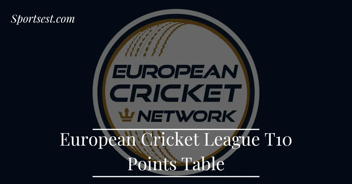 European Cricket League T10 Points Table